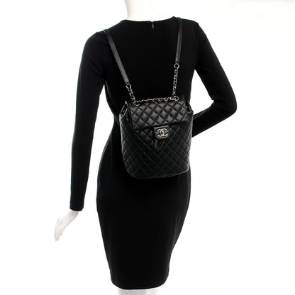 Chanel Lambskin Quilted Small Urban Spirit Backpack Black 2 of 8