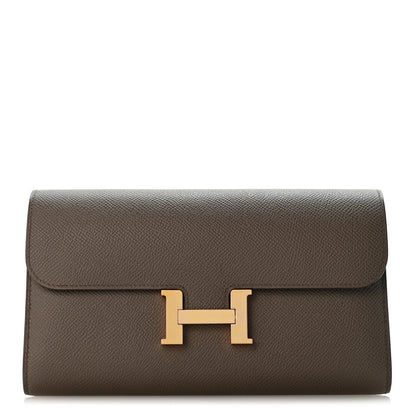 Hermes Epsom Constance Long Wallet Etain 1 of 9