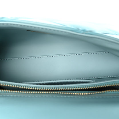 Louis Vuitton Lambskin Malletage Top Handle GO-14 MM Lagoon 6 of 10
