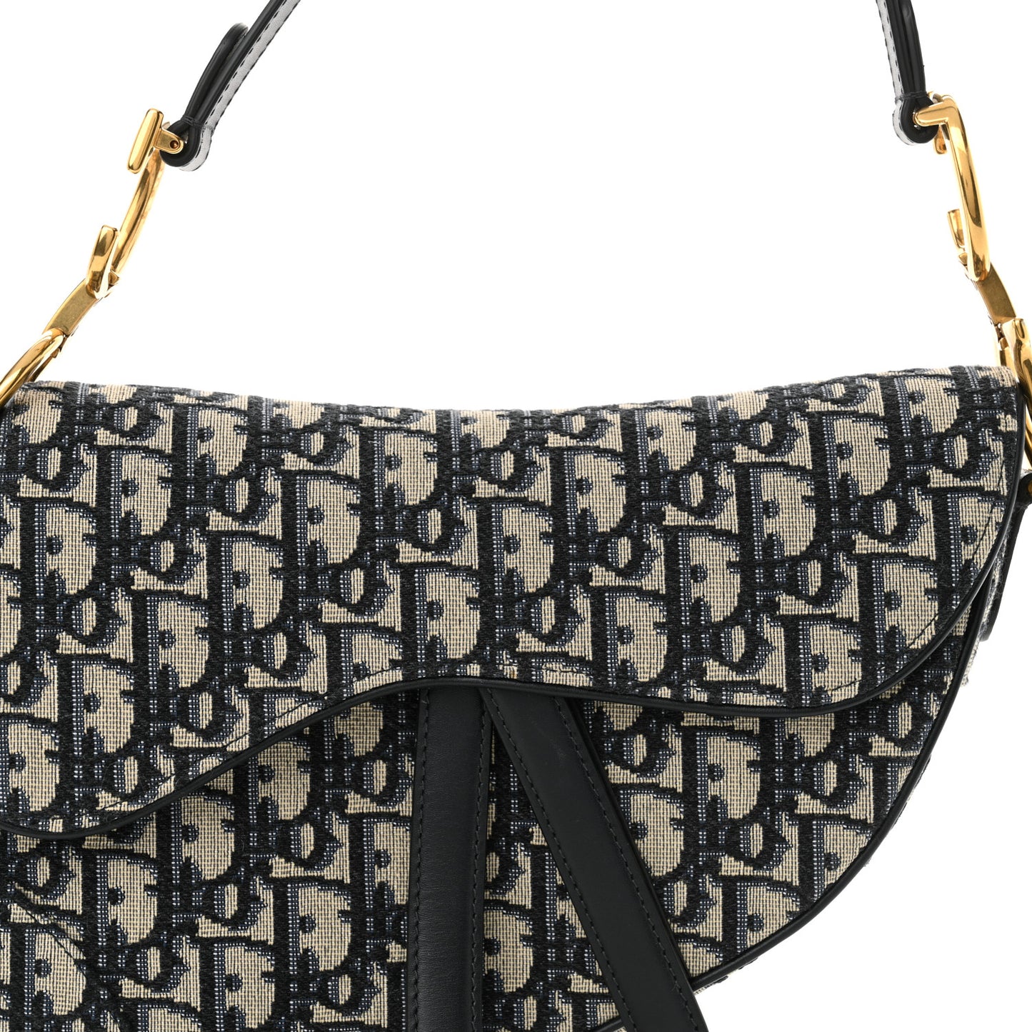 Oblique Saddle Bag Blue