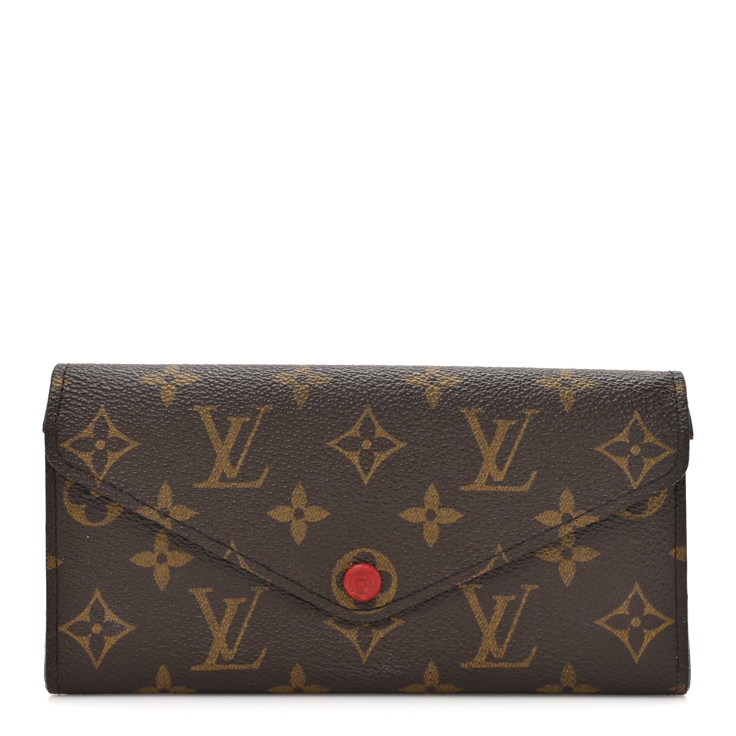 Louis Vuitton Monogram Josephine Wallet Red 1 of 9