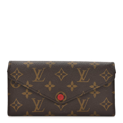 Louis Vuitton Monogram Josephine Wallet Red 1 of 9