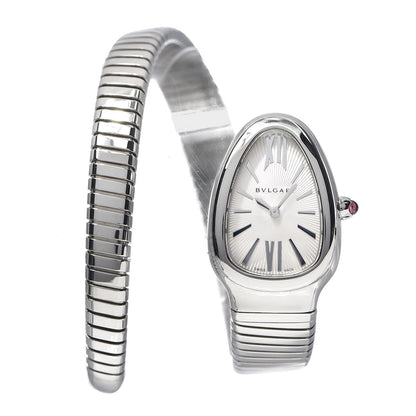Bulgari Stainless Steel 35mm Serpenti Tubogas Quartz Watch 1 of 6