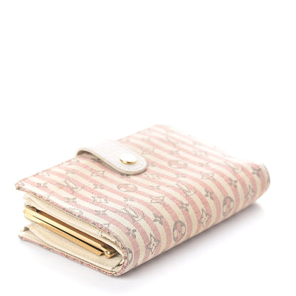 Louis Vuitton Mini Lin Croisette French Purse Wallet Rouge 4 of 6