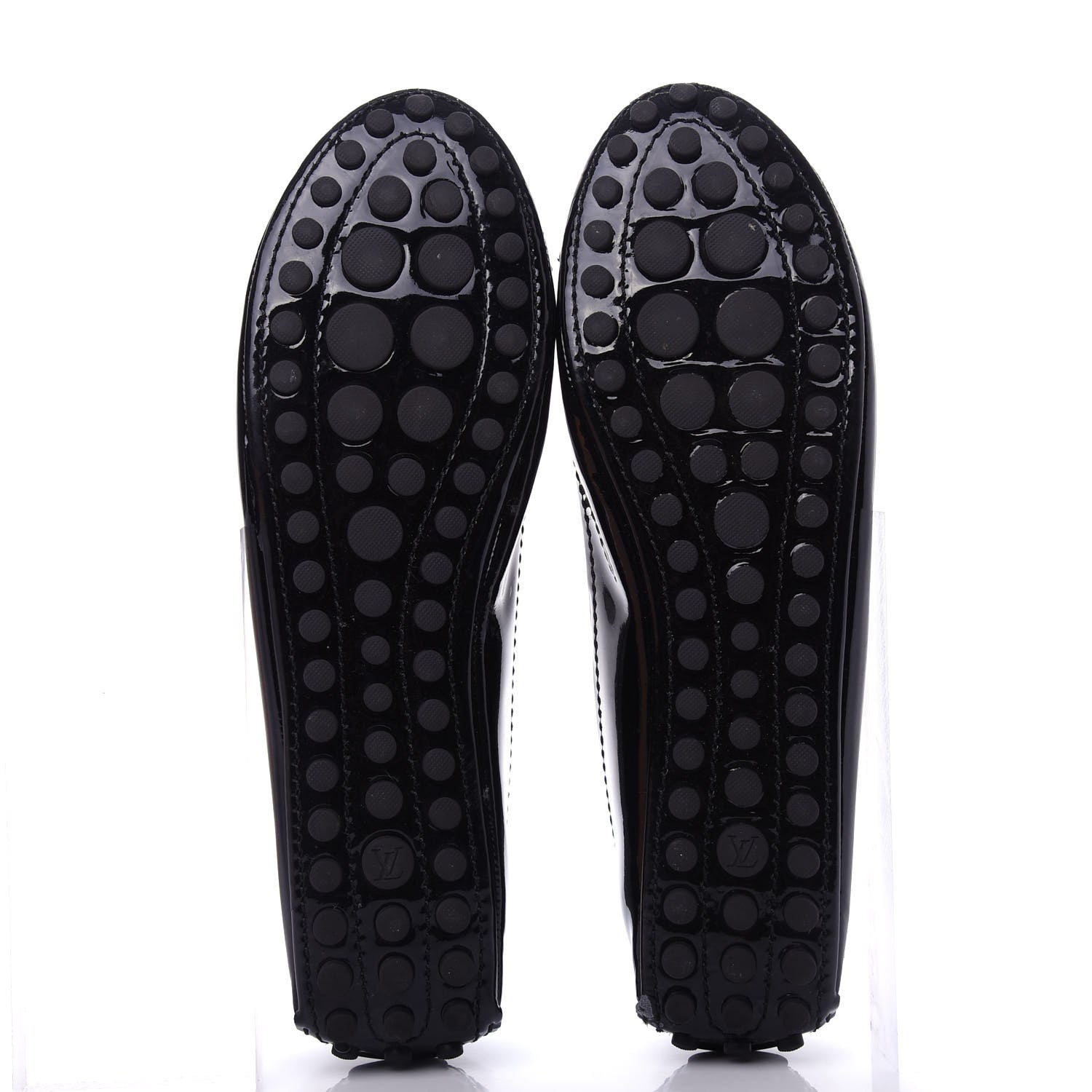 Louis Vuitton Patent Calfskin Oxford Ballerina Flats 39 Black 6 of 11