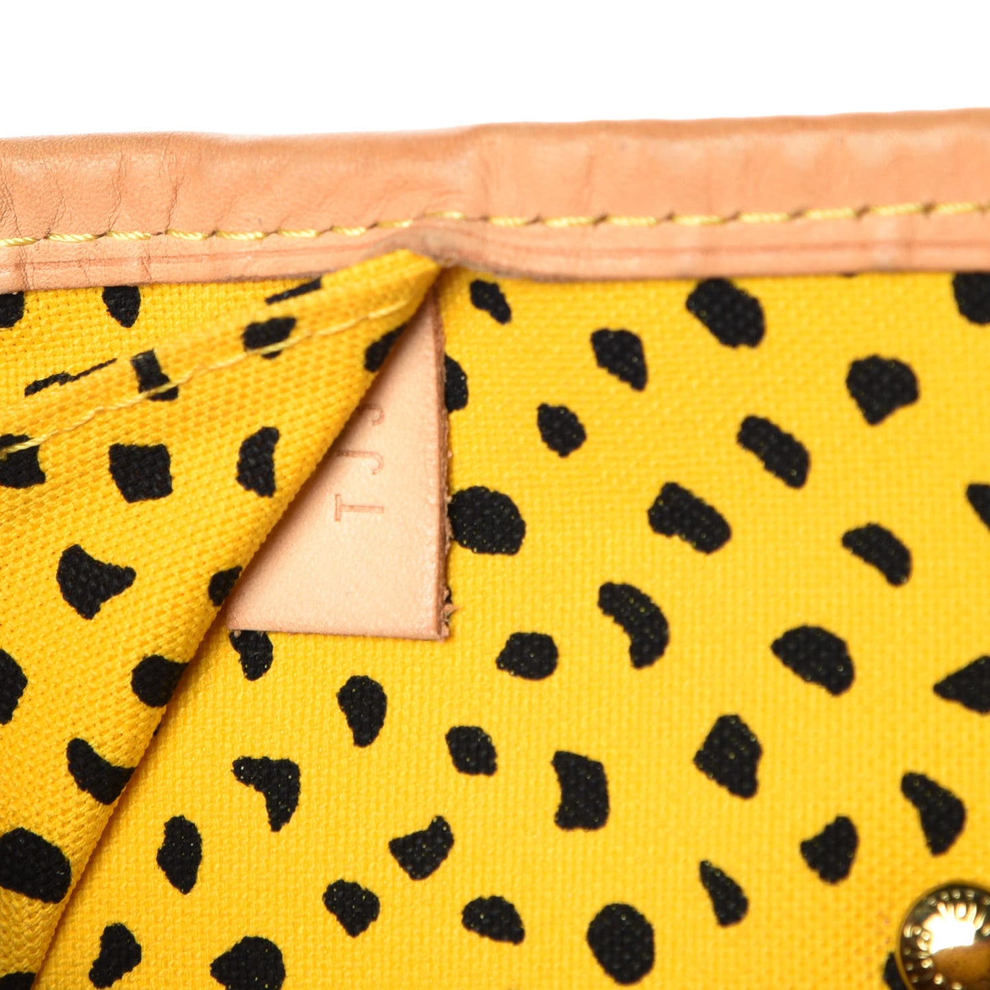 Monogram Kusama Waves Neverfull MM Yellow