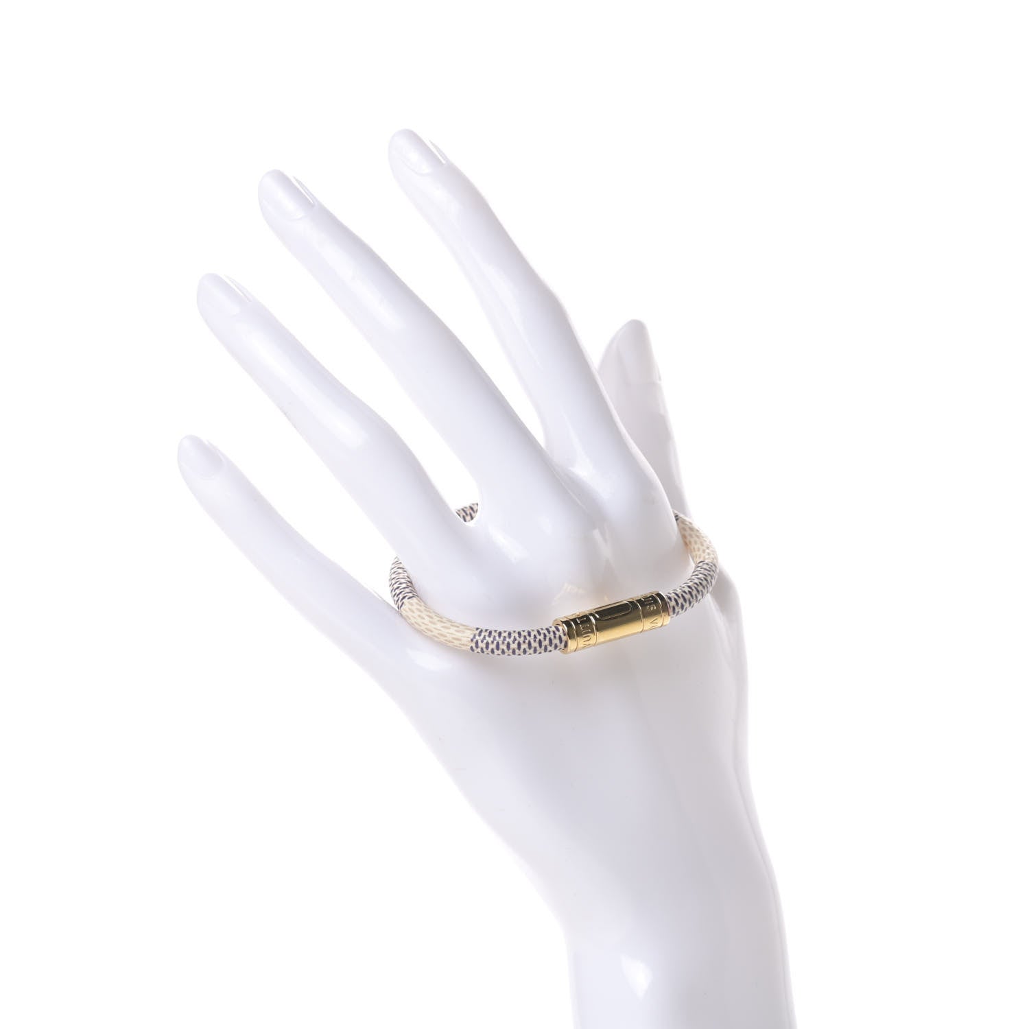 Louis Vuitton Damier Azur Keep It Bracelet 17 2 of 5