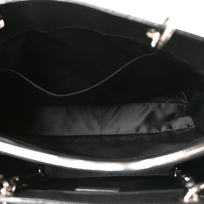 Chanel Caviar Quilted Grand Shopping Tote GST Black 5 of 10