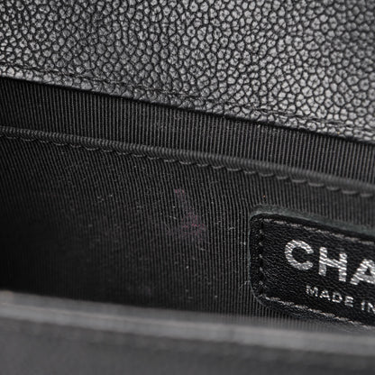 Chanel Caviar Quilted Medium Boy Flap Black 8 of 10