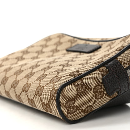 Gucci Monogram Belt Bag Beige Ebony Testa di Moro Marrone Scuro 9 of 10