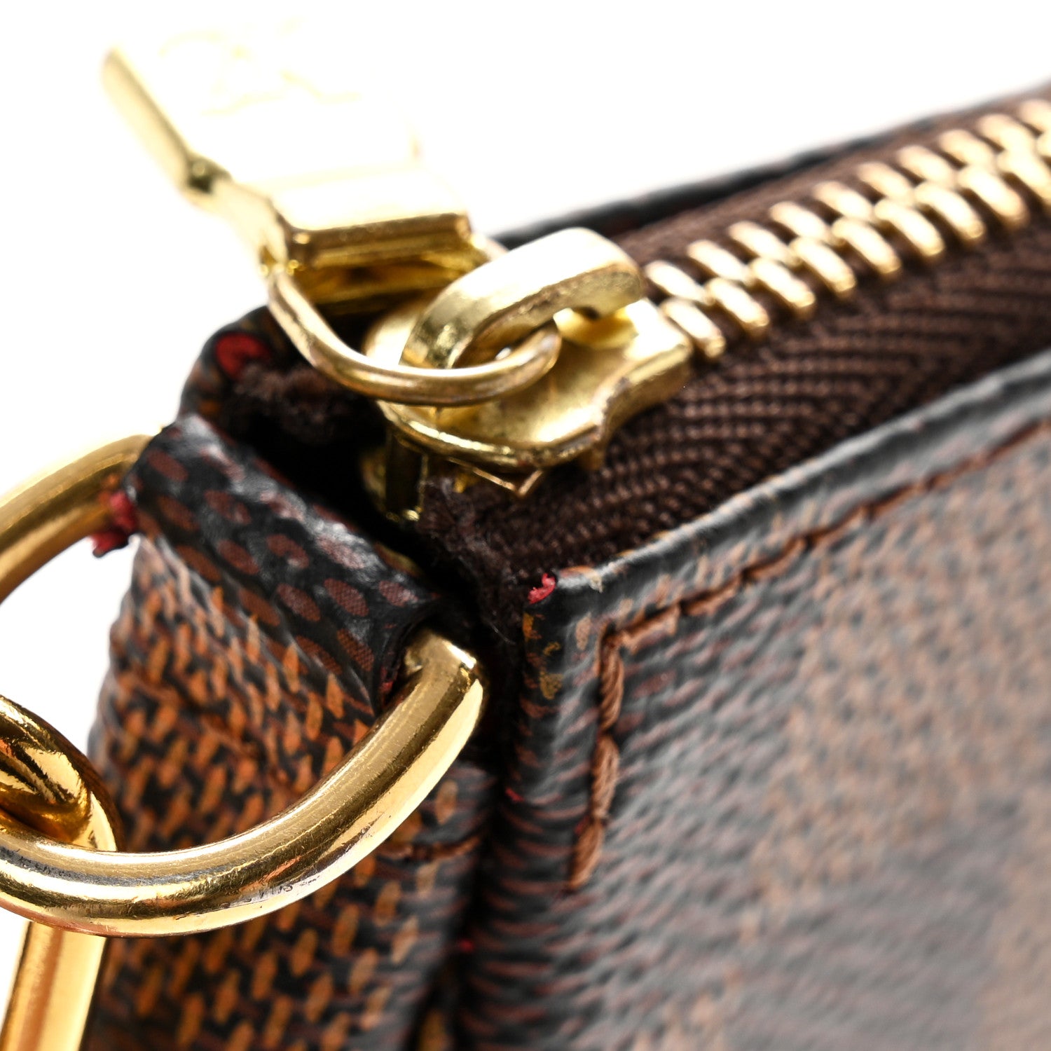 Louis Vuitton Damier Ebene Mini Pochette Accessories 7 of 9
