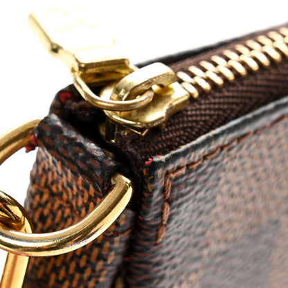 Louis Vuitton Damier Ebene Mini Pochette Accessories 7 of 9