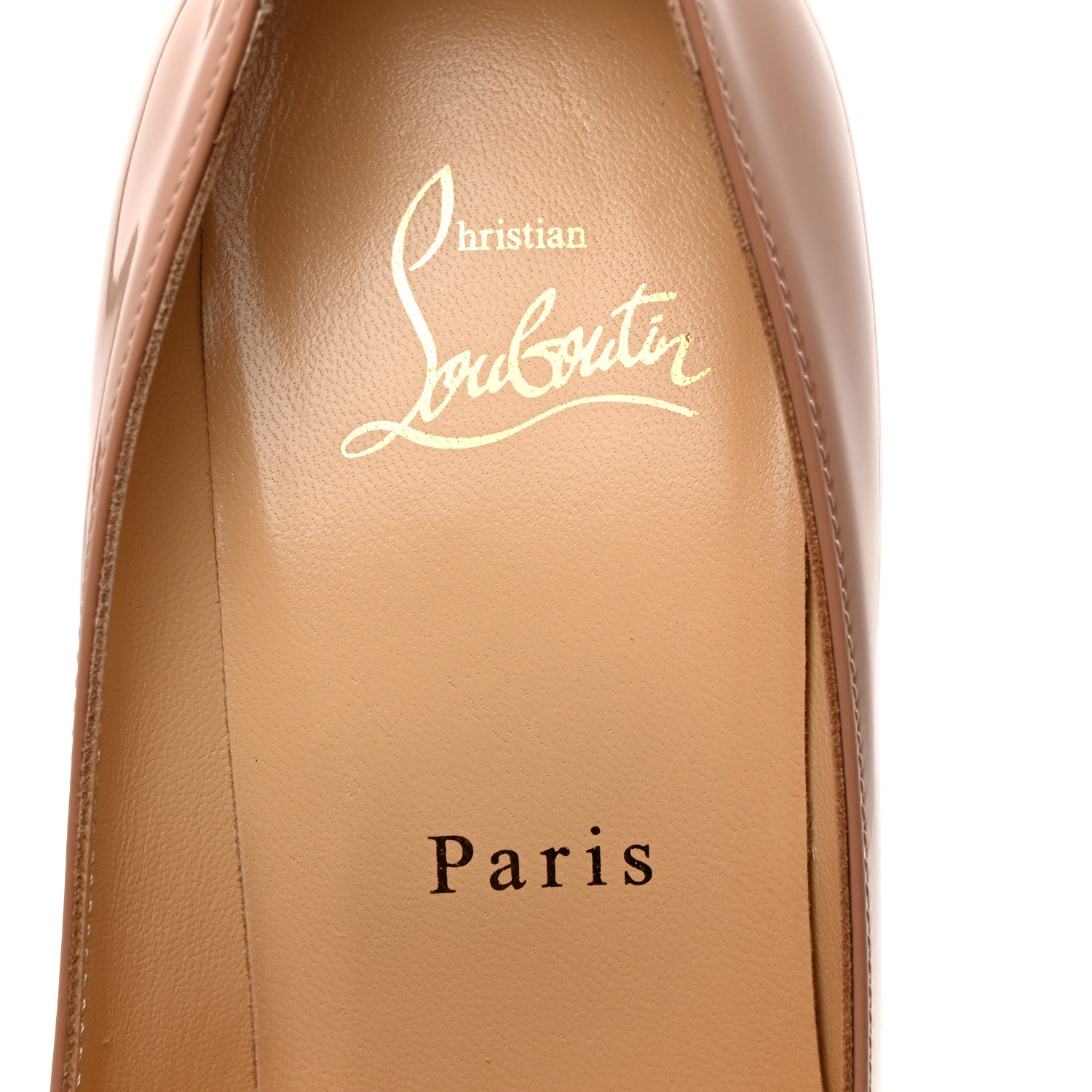 Christian Louboutin Patent So Kate 120 Pumps 37 Nude 6 of 8