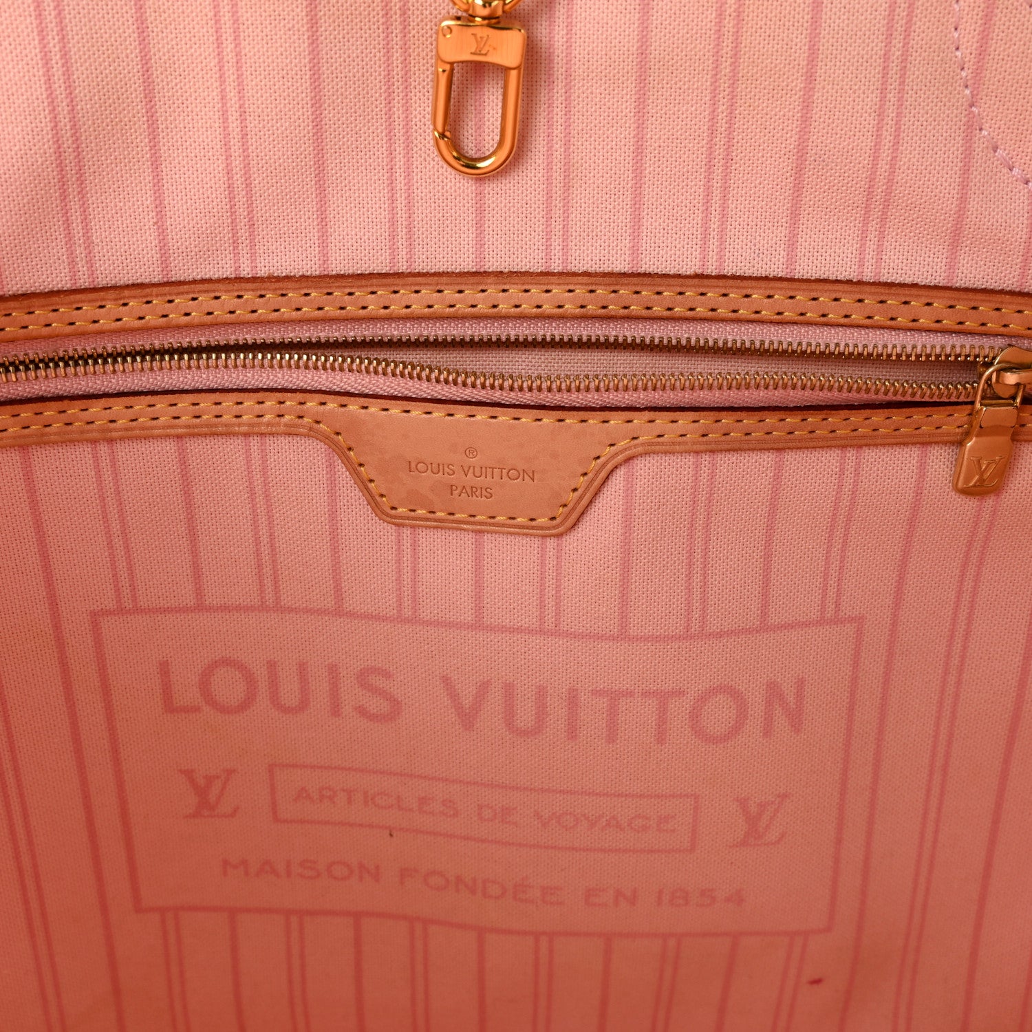 Louis Vuitton Damier Azur Neo Neverfull MM Rose Ballerine 7 of 10