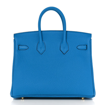Hermes Togo Birkin 25 Bleu Zanzibar 3 of 36