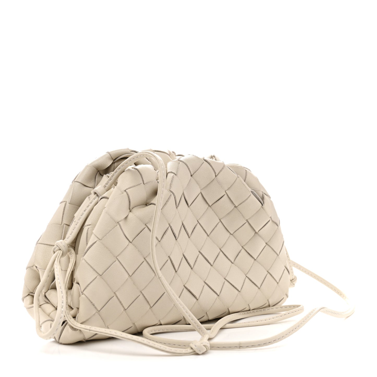 Nappa Intrecciato The Mini Pouch Chalk