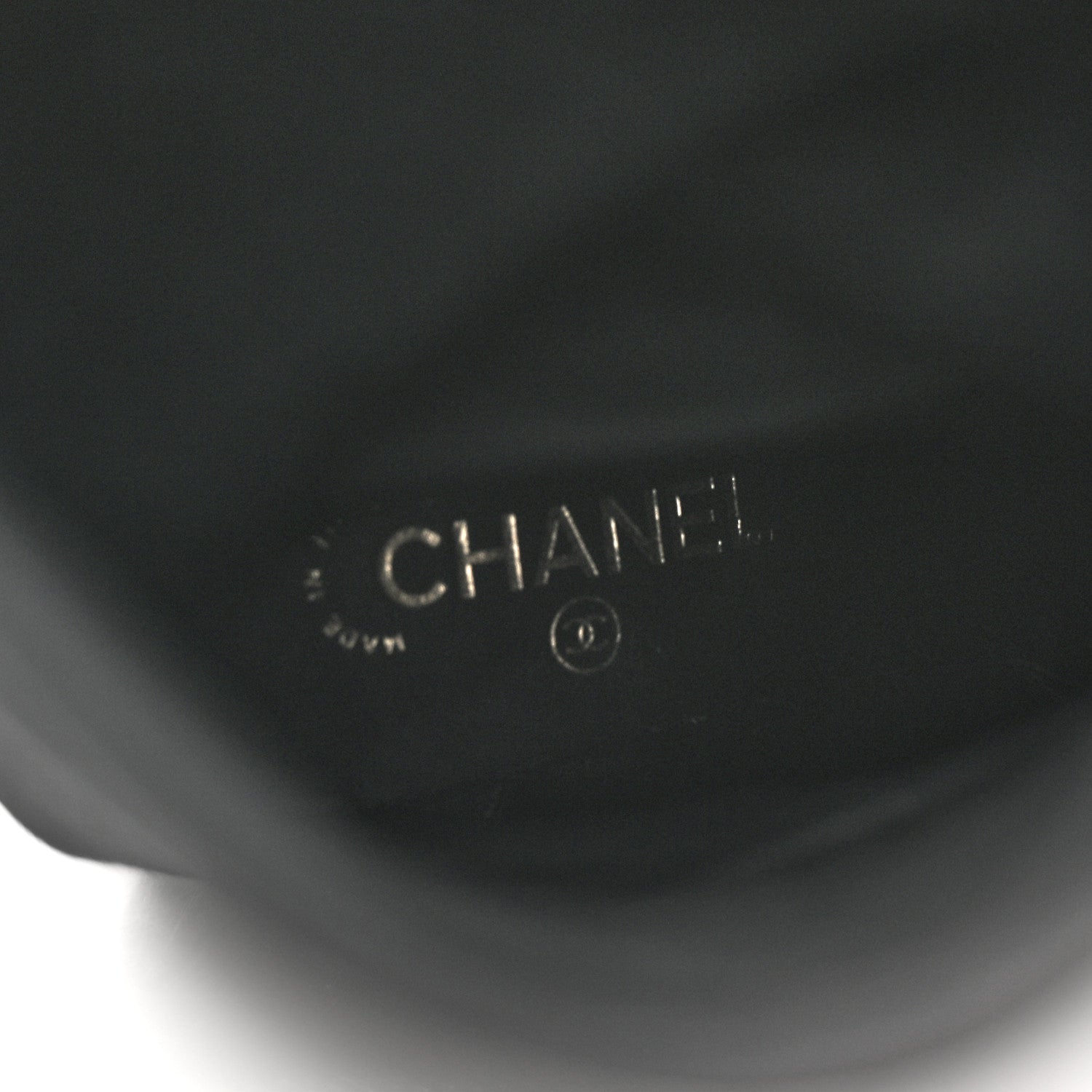Chanel Suede Calfskin Chain Around High Boots 40 Black 8 of 14