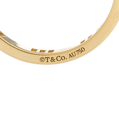 Tiffany 18K Yellow Gold Diamond Atlas Pierced Ring 51 5.75 4 of 4