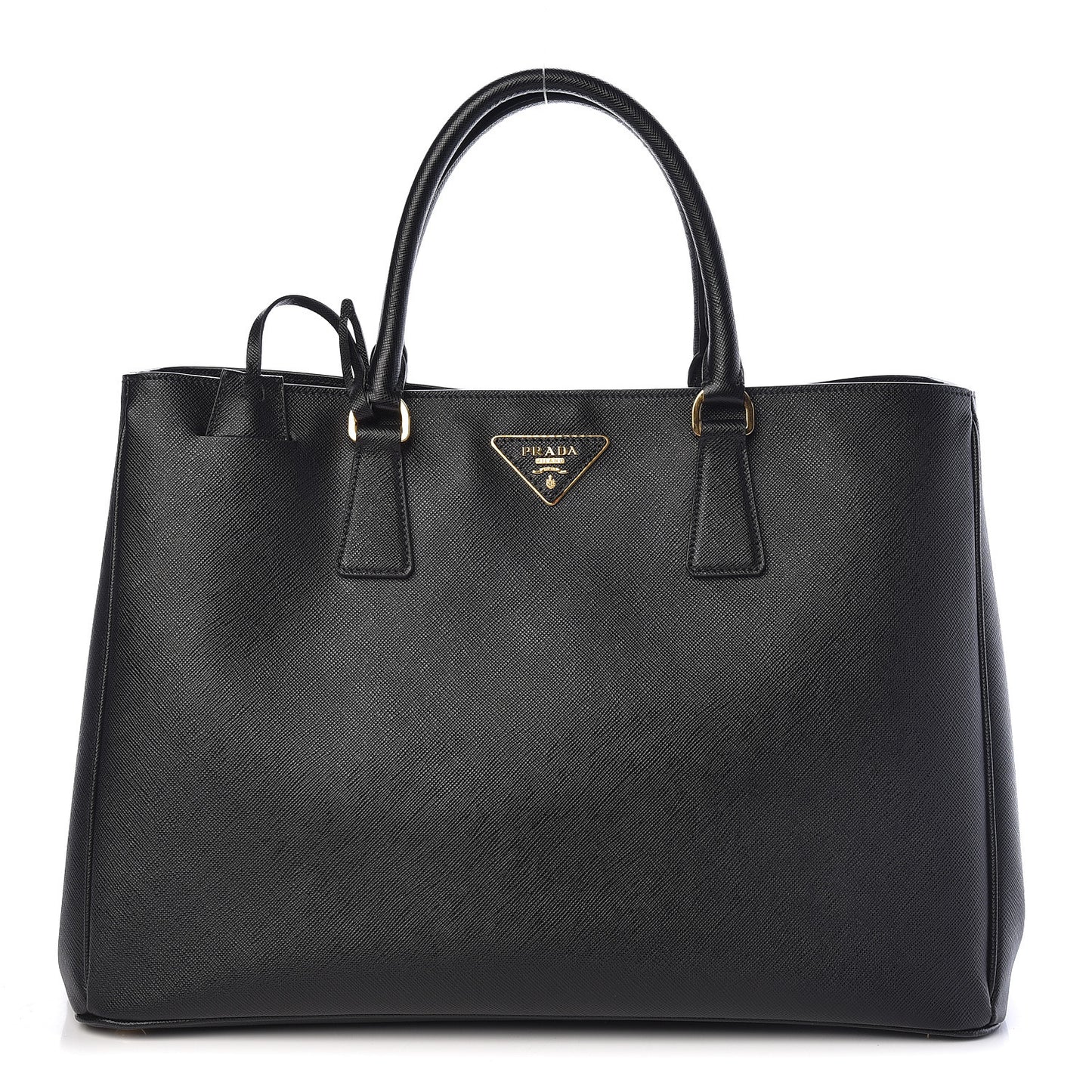 Saffiano Lux Large Tote Black