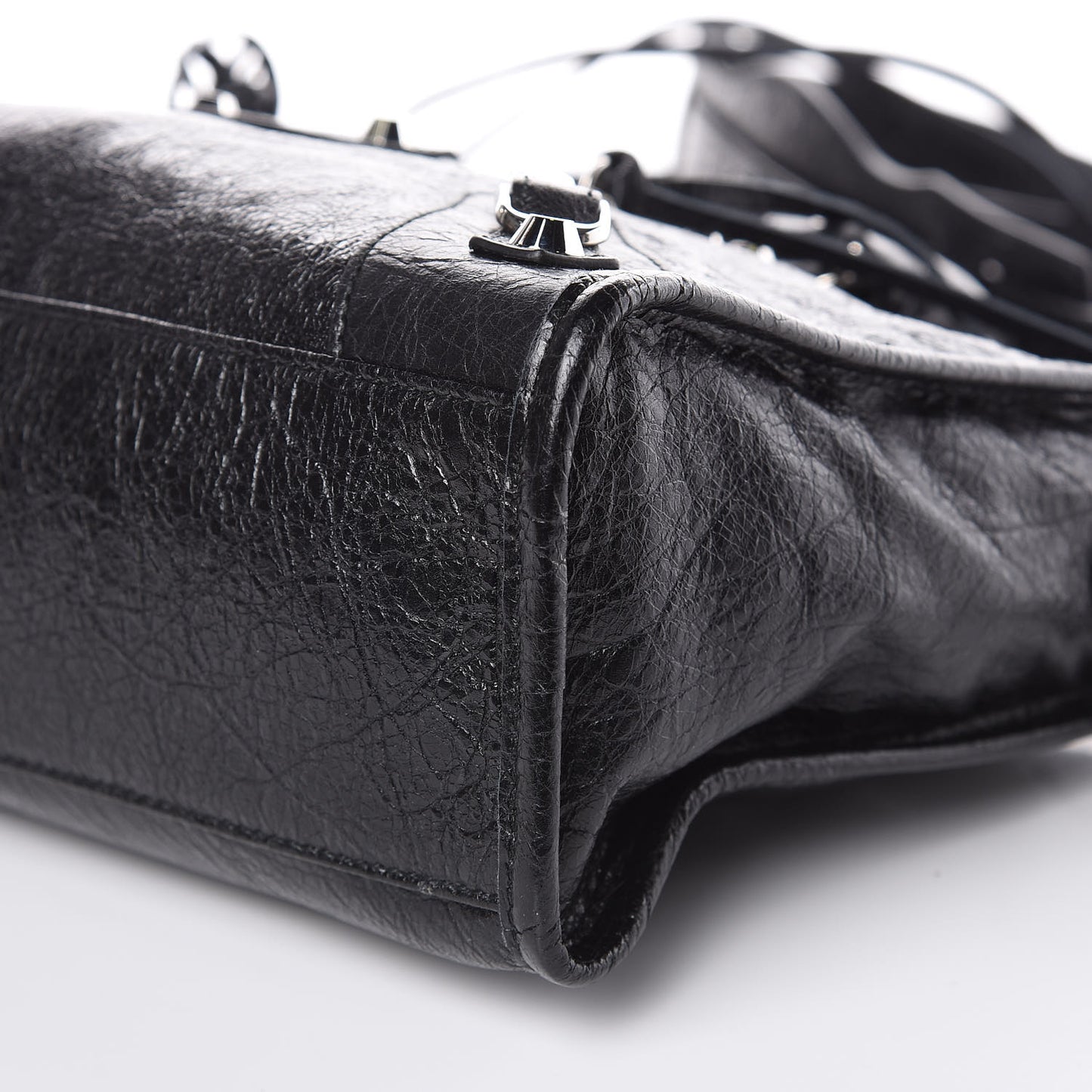 Agneau Classic Silver Hardware S City Black