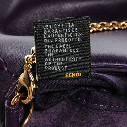 Fendi Nappa Fendista Pouchette Crossbody Ametista 10 of 11