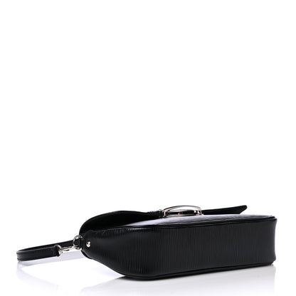Louis Vuitton Epi Montaigne Clutch Black 4 of 11