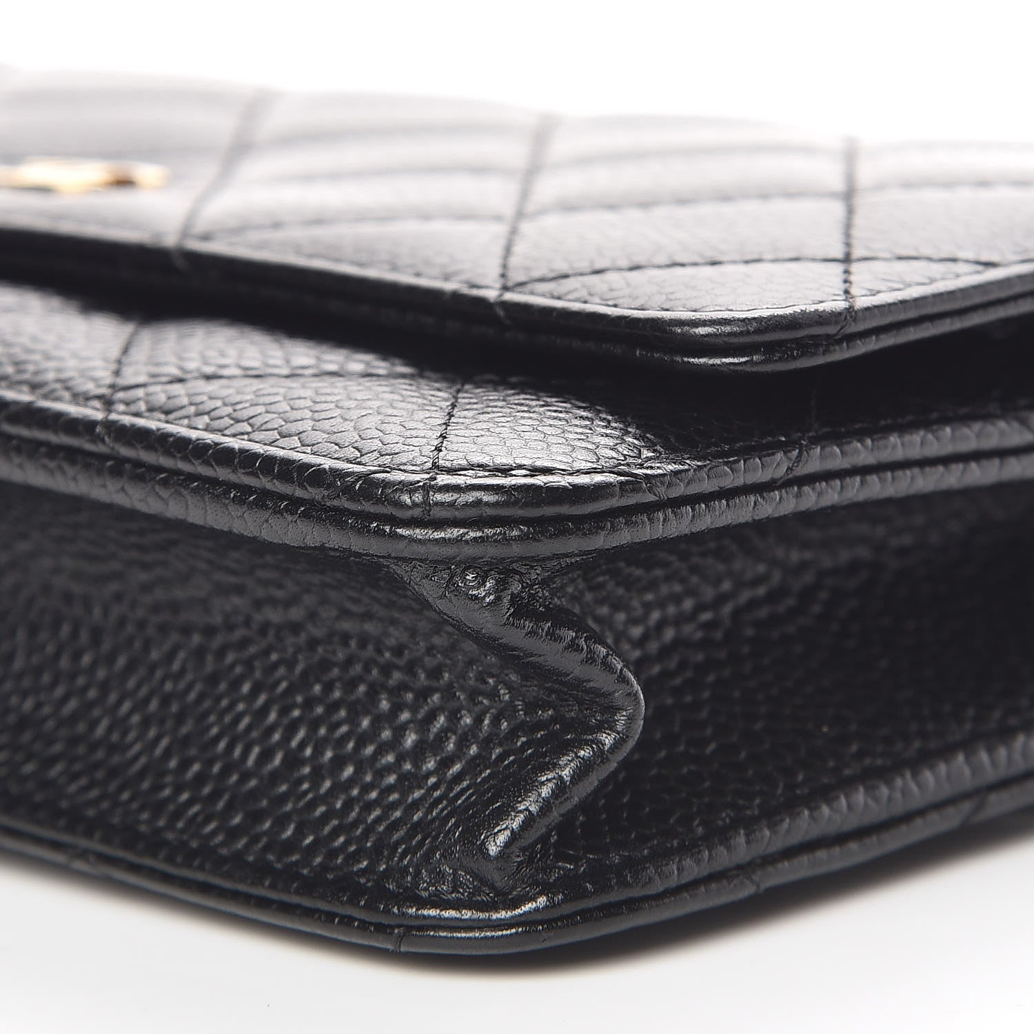 Chanel Caviar Quilted Wallet On Chain WOC Black 7 of 11