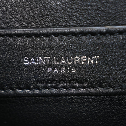 Saint Laurent Lambskin Quilted Kate Clutch Black 6 of 6