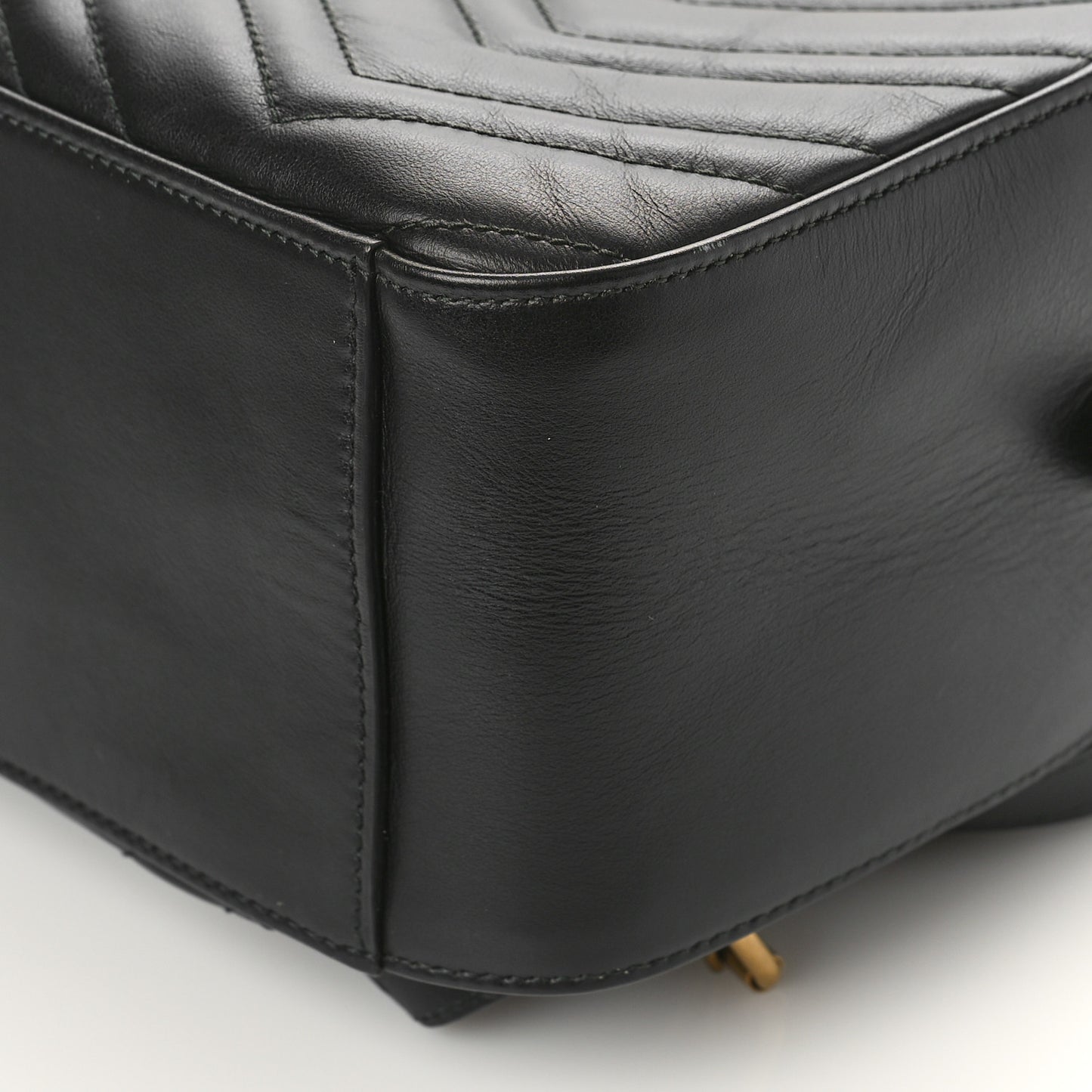 Calfskin Matelasse GG Marmont Dome Backpack Black