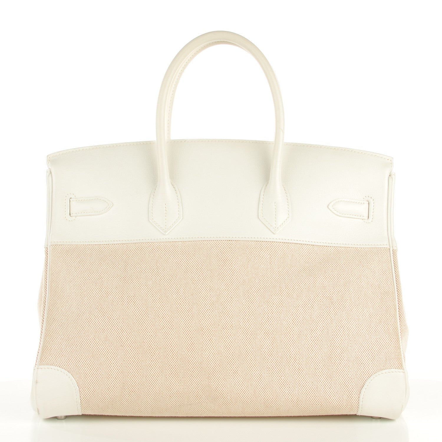 Hermes Toile Swift Birkin 35 White 6 of 17