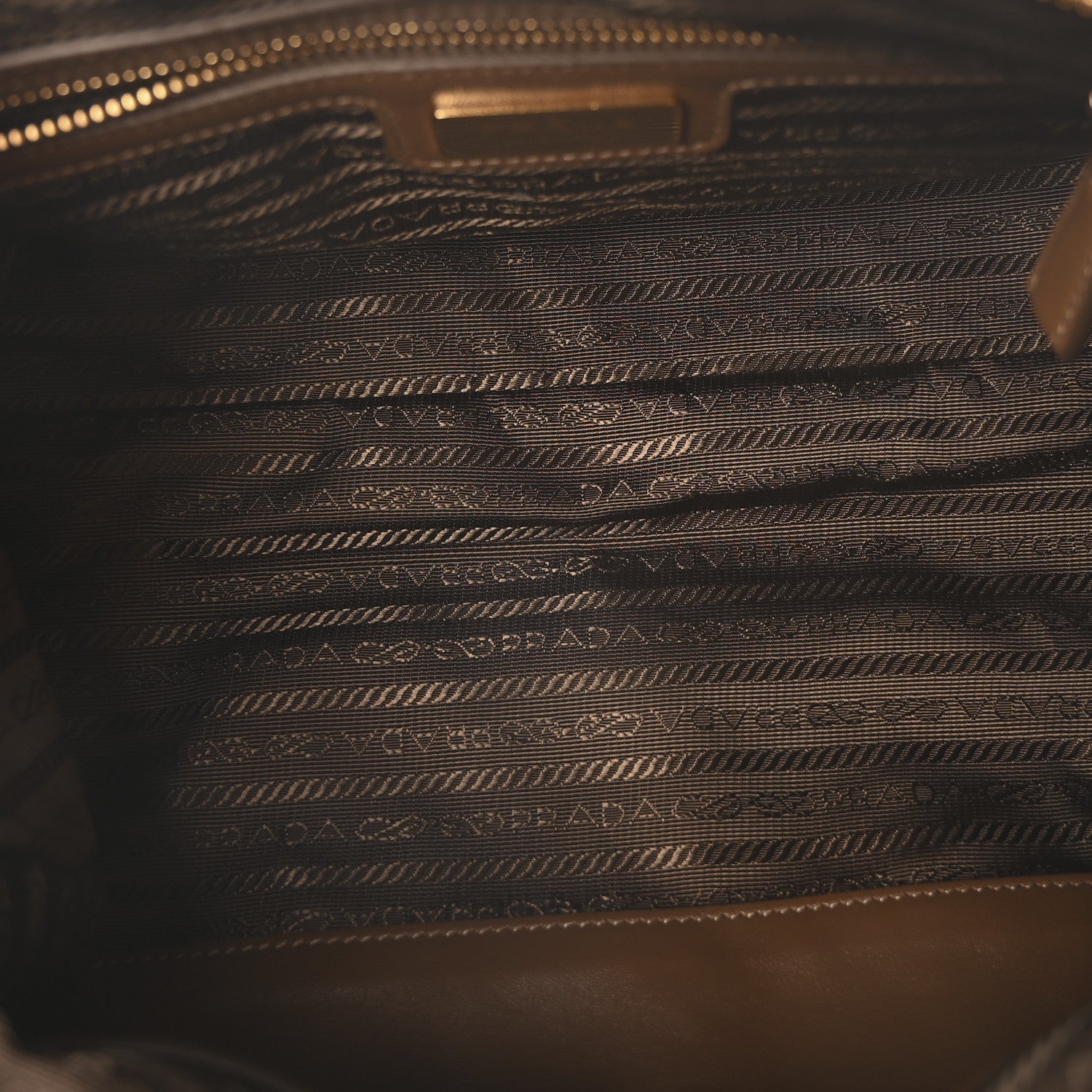 Prada Re-Nylon Saffiano Medium Re-Edition 1978 Top Handle Bag Sughero Wave 5 of 10