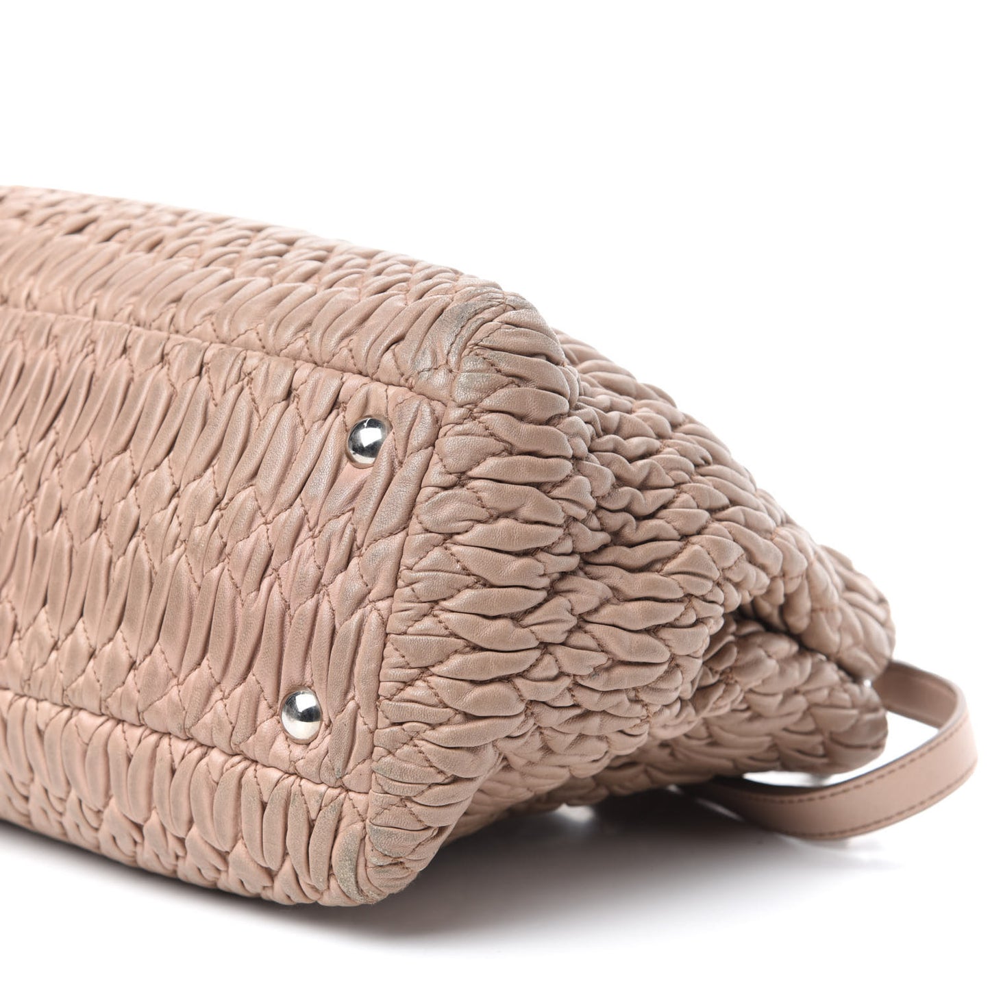 Nappa Matelasse Swarovski Crystal Tote Cammeo