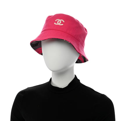 Chanel Canvas Reversible CC Bucket Hat Fuchsia 2 of 10