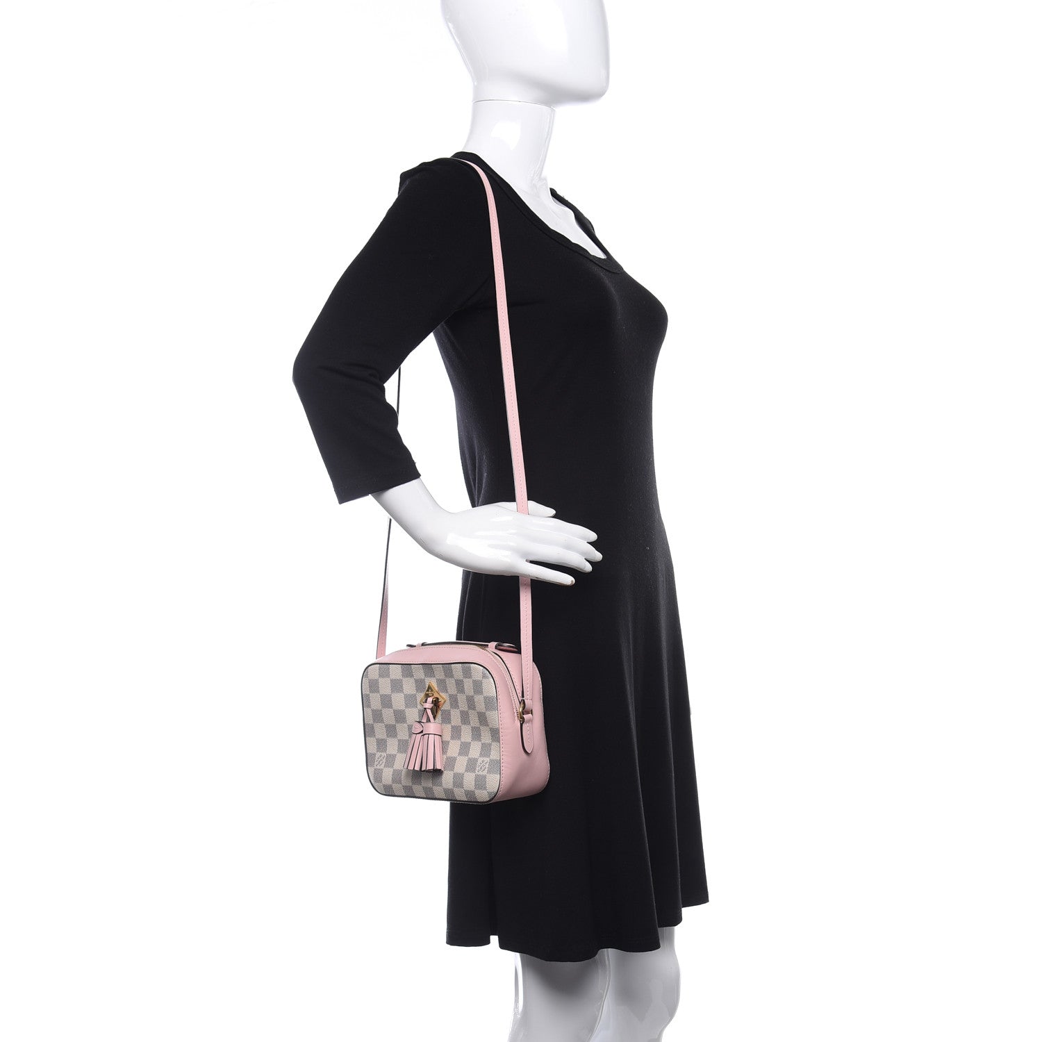 Louis Vuitton Damier Azur Saintonge Eau de Rose 2 of 9