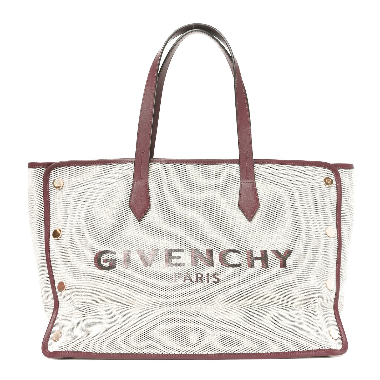 Canvas Medium Bond Shopper Tote Aubergine