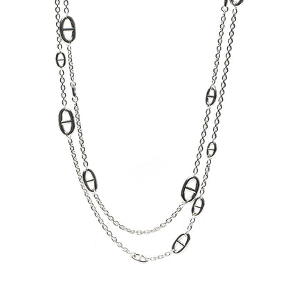 Hermes Sterling Silver Farandole Necklace 160 1 of 5