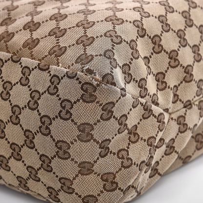 Gucci Monogram Large Horsebit Chain Hobo Dark Brown 8 of 14