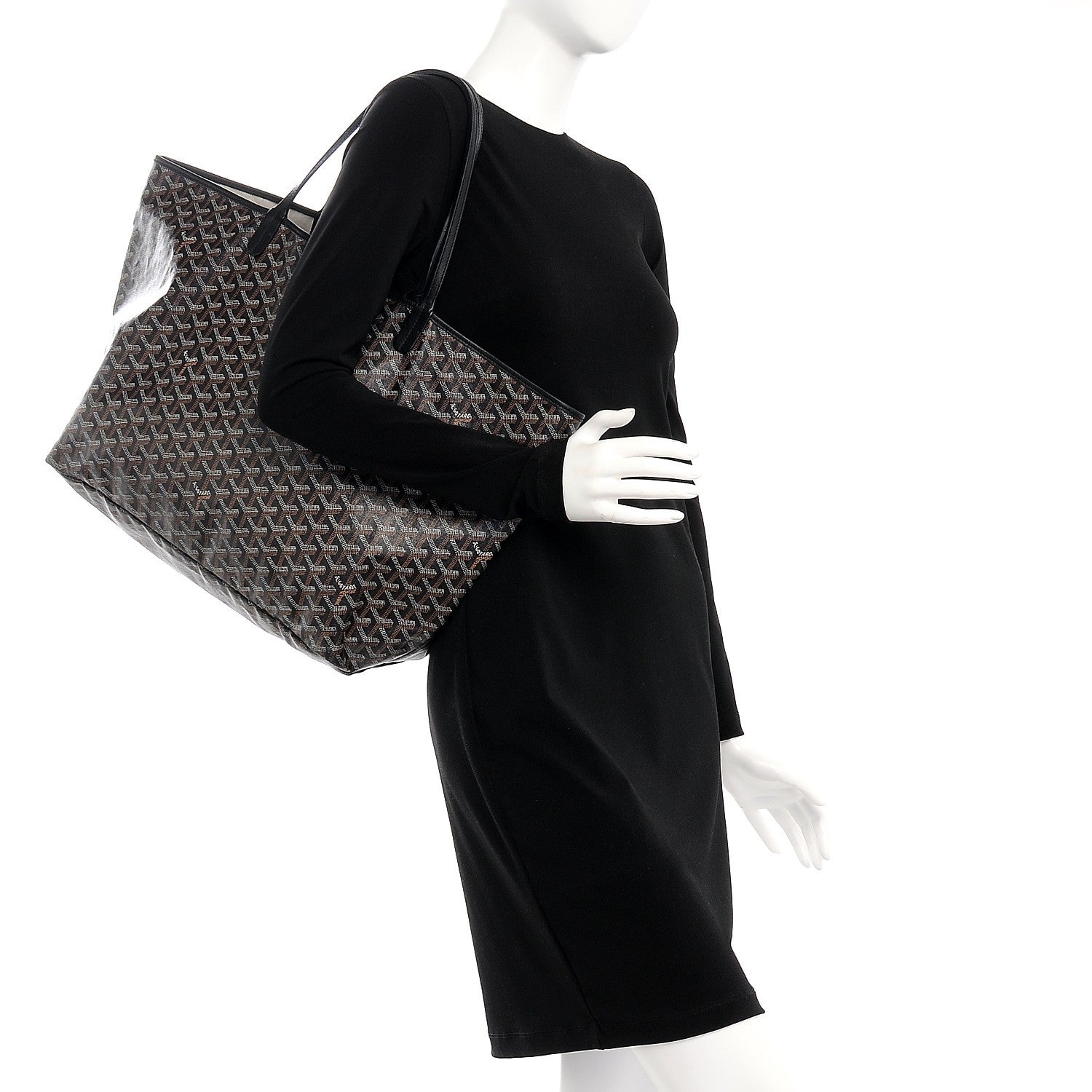Goyard Goyardine Saint Louis GM Black 2 of 7
