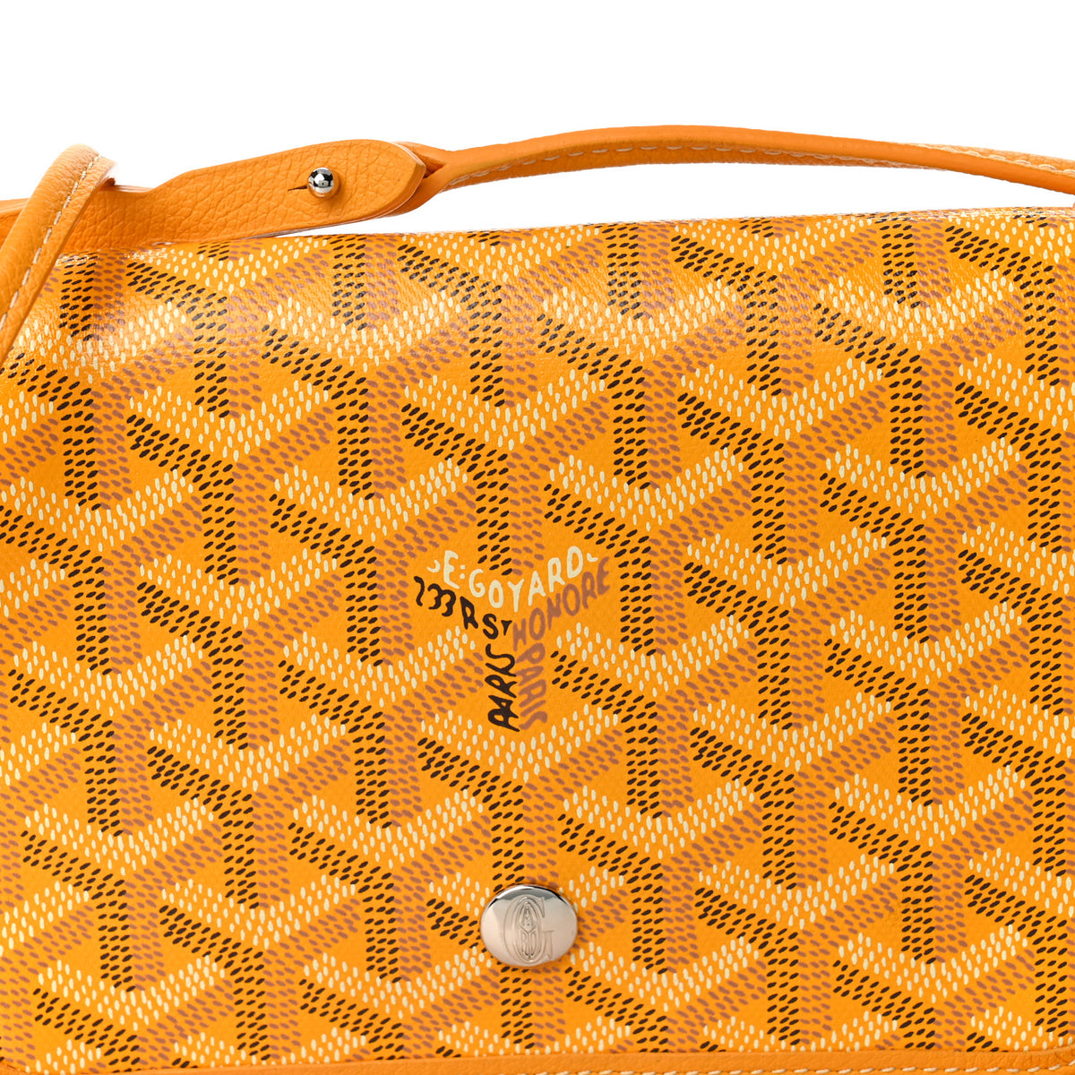 Goyard Goyardine Plumet Wallet Clutch Yellow 7 of 9