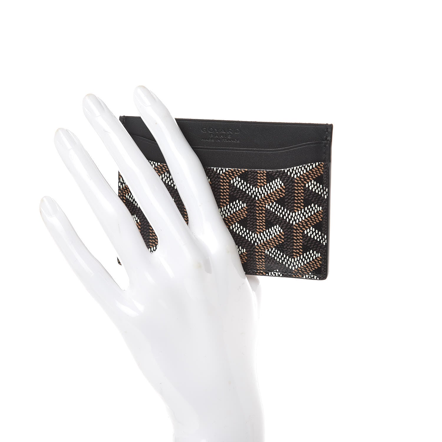 Goyard Goyardine Saint Sulpice Card Holder Black 2 of 7