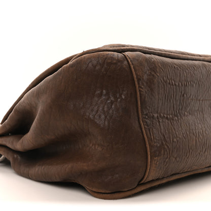 Chanel Distressed Lambskin Le Marais Ligne Messenger Flap Brown 9 of 10