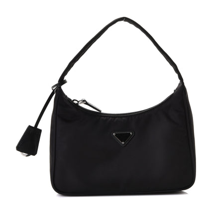 Prada Tessuto Nylon Mini Re-Edition 2000 Bag Black 1 of 8