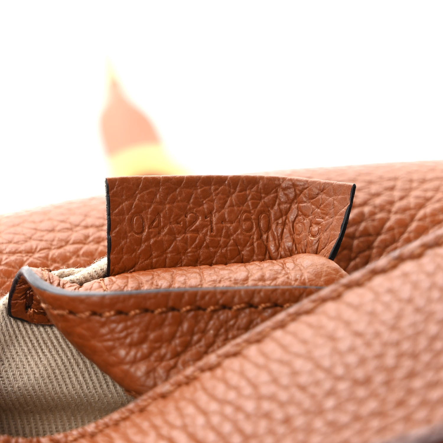 Chloe Grained Calfskin Small Marcie Saddle Bag Tan 7 of 10
