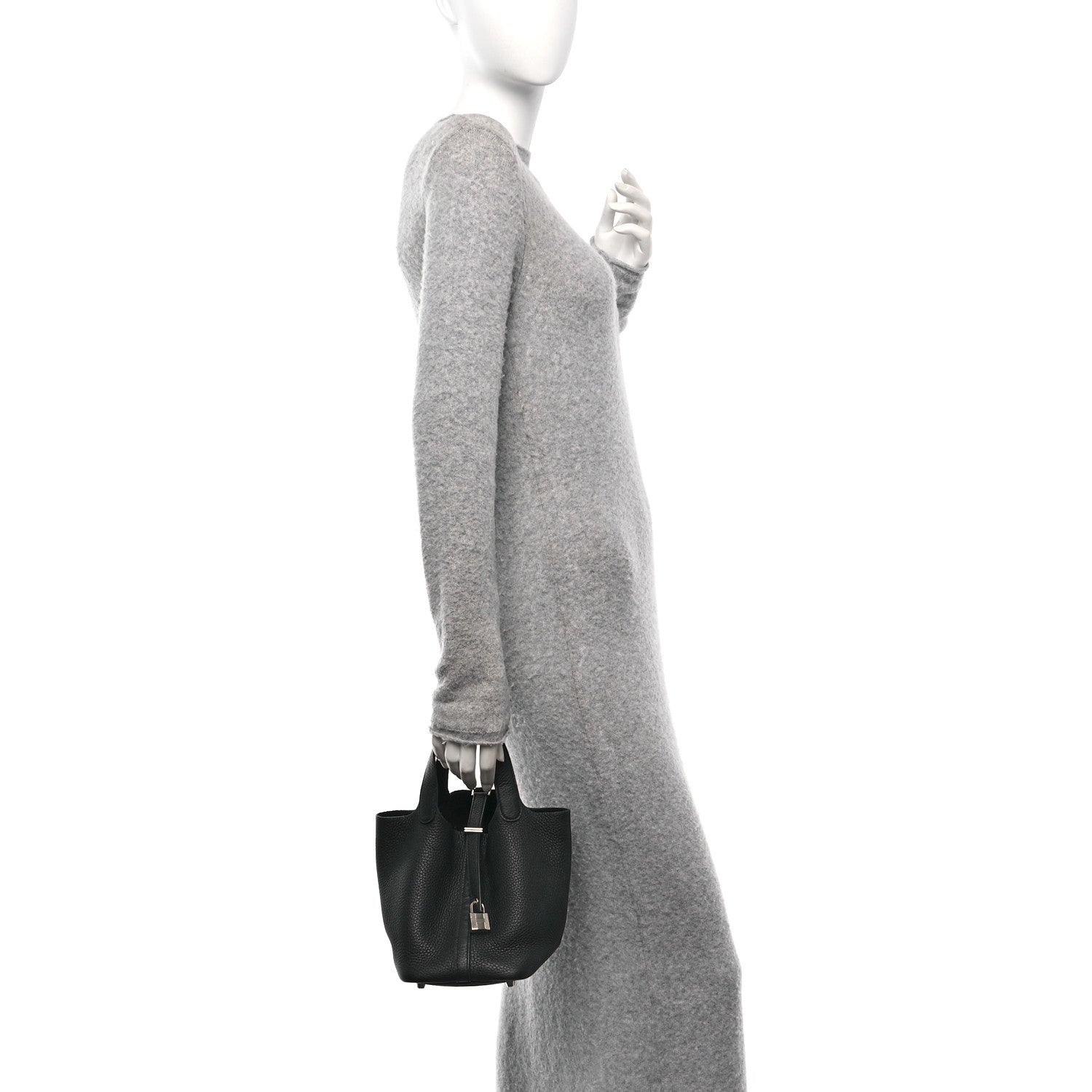 Hermes Taurillon Clemence Picotin Lock 18 PM Black 2 of 9