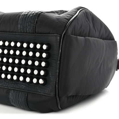 Alexander Wang Nylon Pebbled Lambskin Rocco Nickel Hardware Black 10 of 13