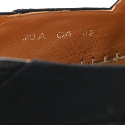 Christian Dior Canvas Lambskin Mens Logo Espadrilles 42 Black 7 of 13
