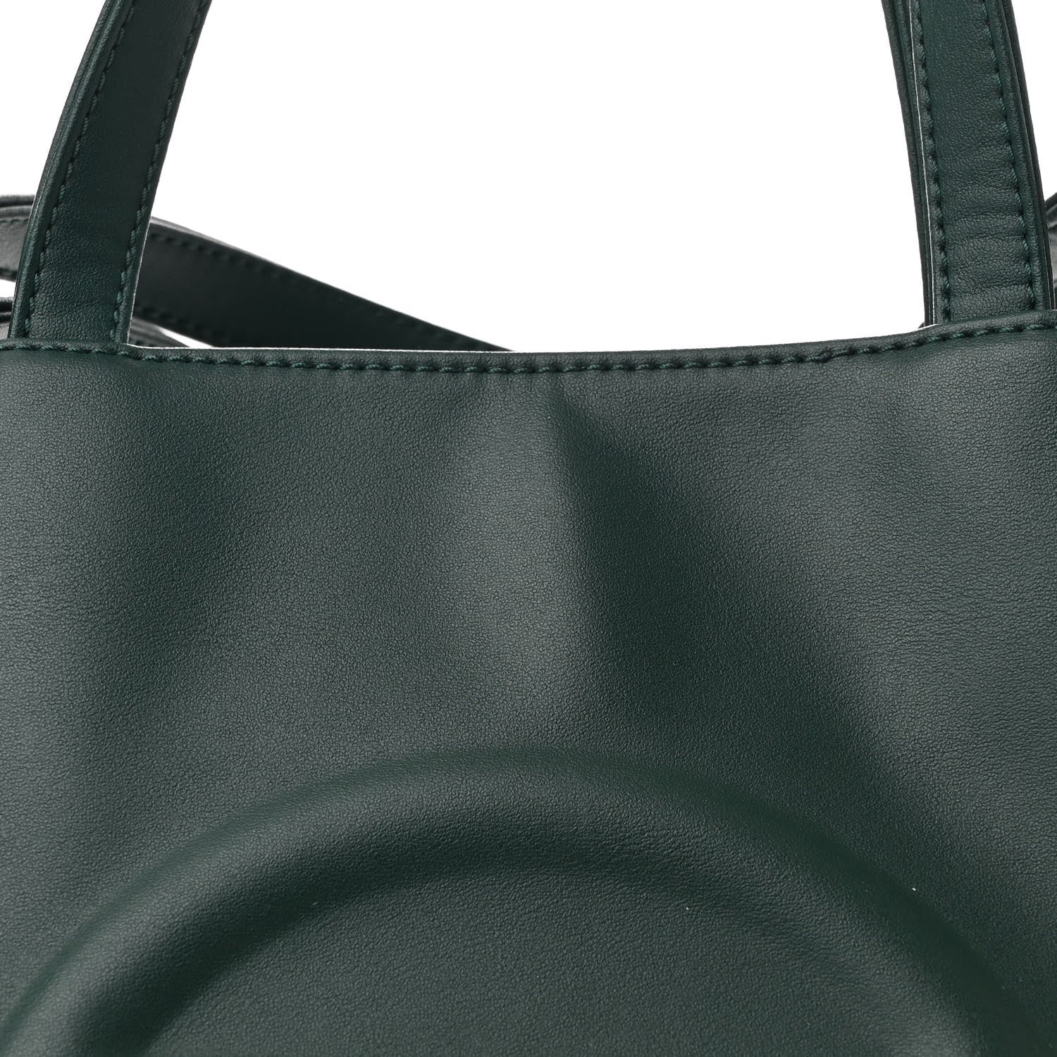 Telfar Vegan Leather Medium Shopping Bag Dark Olive 7 of 9
