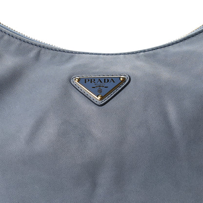 Prada Nappa Large Explore Shoulder Bag Aviation Blue 8 of 10