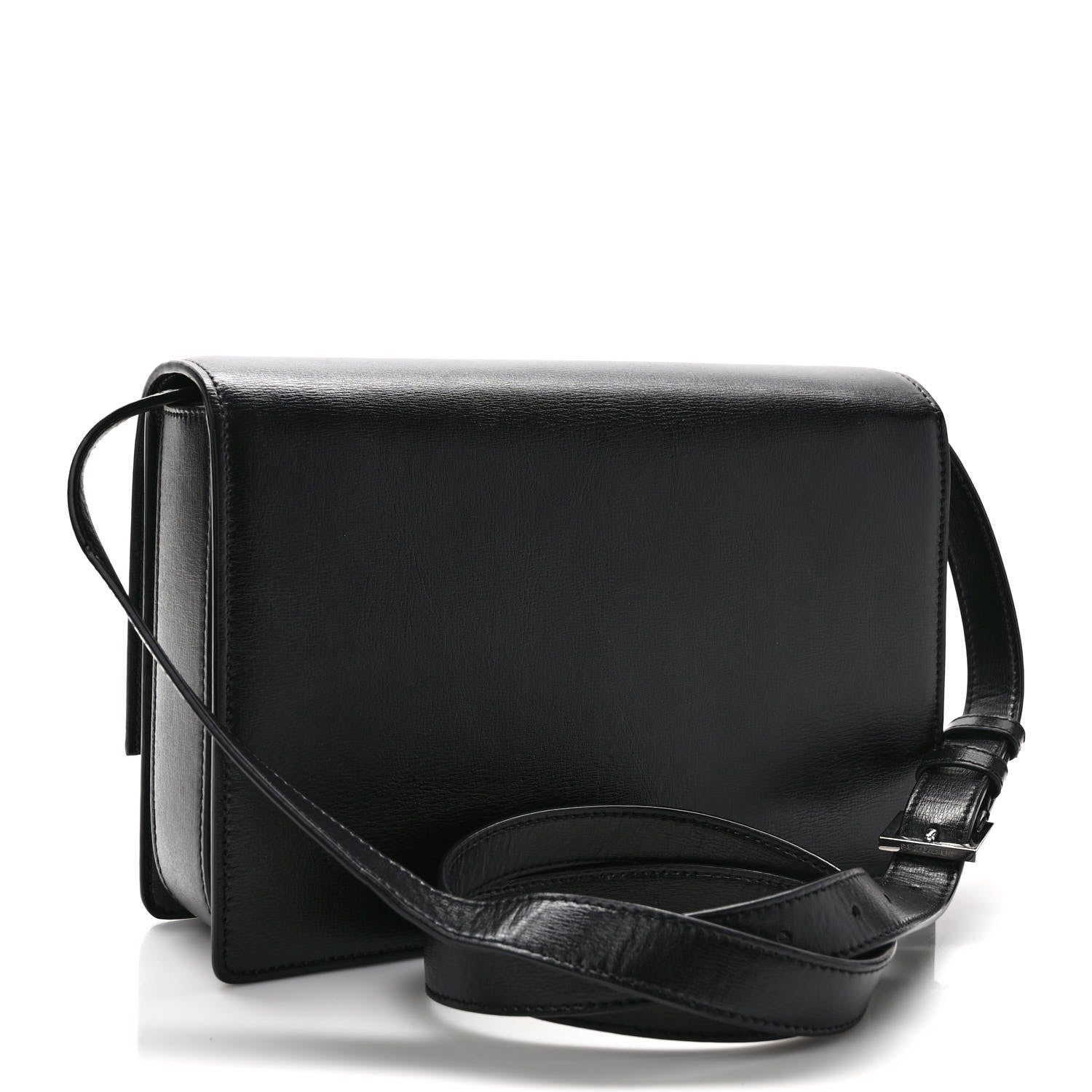 Saint Laurent Smooth Calfskin Suede Medium Bellechasse Black 3 of 8