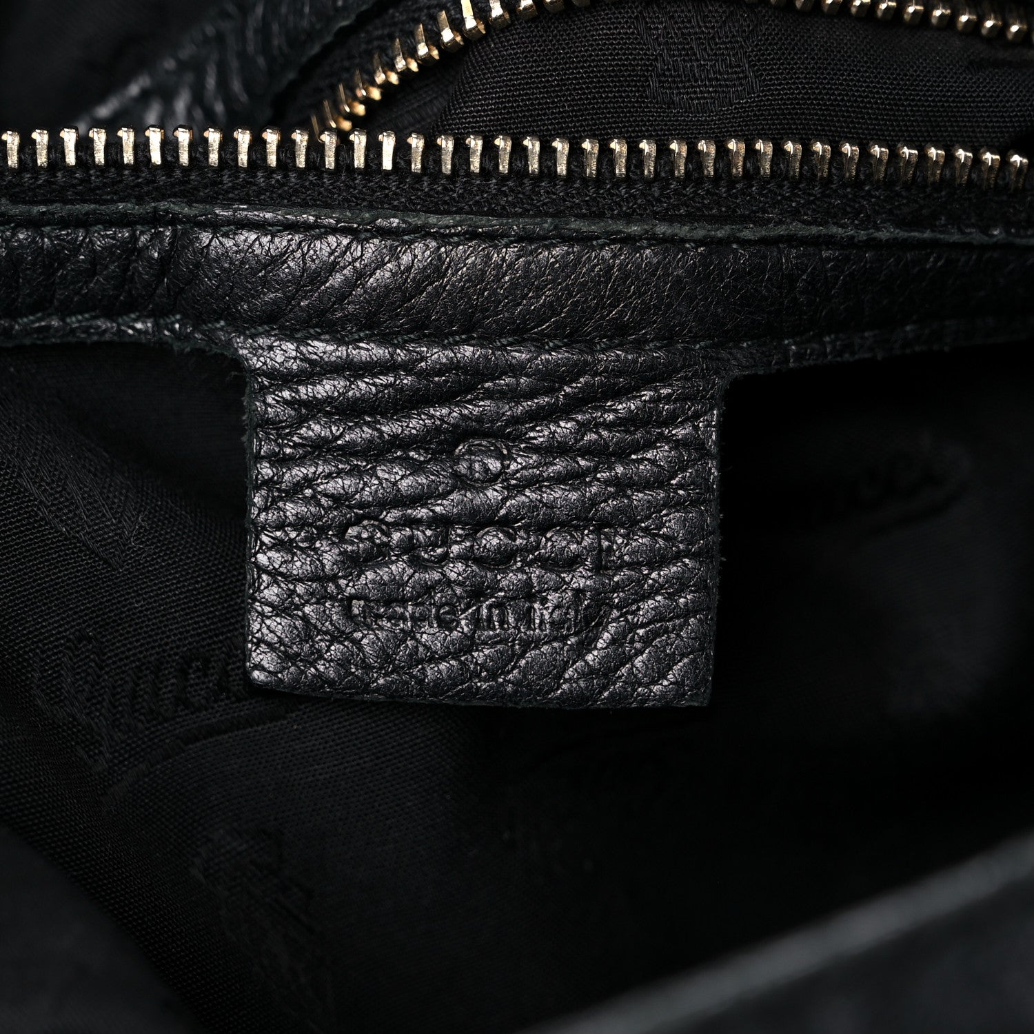 Gucci Calfskin Large New Jackie Shoulder Bag Black 6 of 16